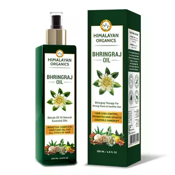 Брингарадж: масло для укрепления и роста волос (200 мл), Bhringraj Oil, произв. Himalayan Organics