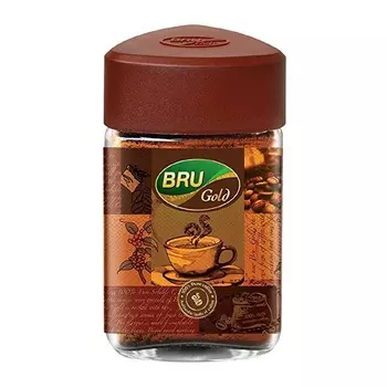 Быстрорастворимый кофе Бру Голд (100 г), Bru Coffee Gold Instant, произв. Hindustan Unilever