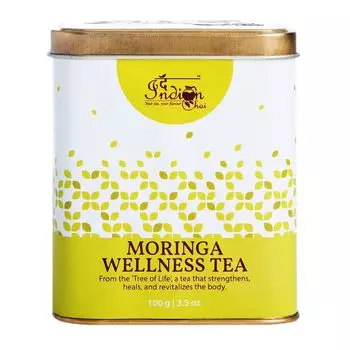 Чай для укрепления здоровья с Морингой (100 г), Moringa Wellness Tea, произв. Indian Chai