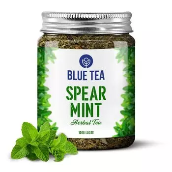 Чай из Колосистой мяты (100 г), Spearmint Herbal Tea, произв. Blue Tea