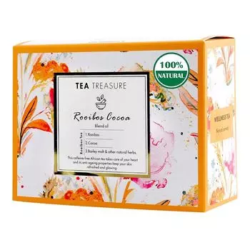 Чай Ройбуш с Какао (18 пак, 2 г), Rooibos Cocoa Tea, произв. Tea Treasure