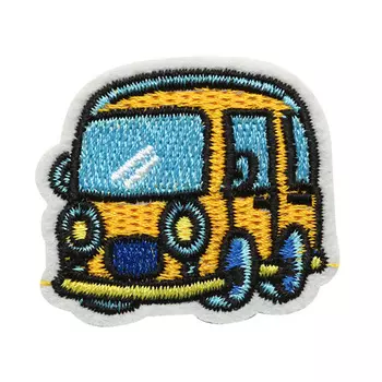 5AS-281 Термоаппликация 'Автобус' 4х4см, 3шт/упак