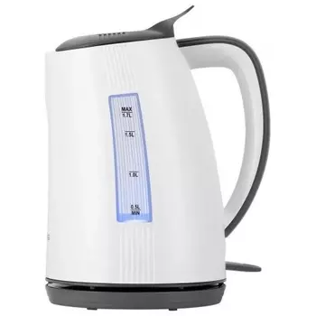 Чайник электрический Polaris PWK 1708C Water Way Pro, белый/ серый