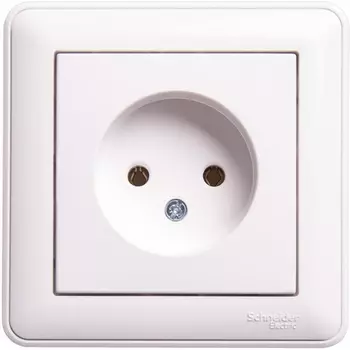 Розетка без заземления (Белый) Systeme Electric W59 RS16-153-18
