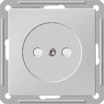 Розетка без заземления со шторками (белый) Systeme Electric W59 RS16-151-1-86