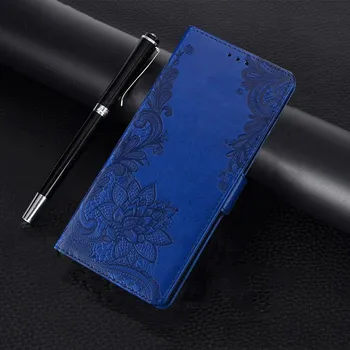 Роскошный кожаный флип-чехол с тиснением, кружевом и цветком для iPhone 15, 14, 13, 12, 11 Pro Max X XR XS Max 7, 8, 14, 15 Plus, противоударный чехол-бумажник, чехол для книги For iPhone 15 красный