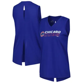 Женская верхняя одежда безрукавка с v-образным вырезом Royal Chicago Cubs Paisley Chase