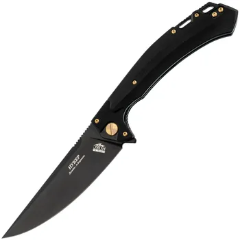 Складной нож Нукер Black, сталь AUS8, рукоять G10