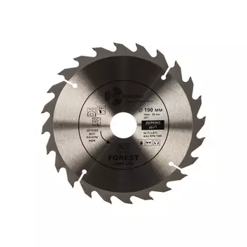 Диск пильный по дереву Trio Diamond 190*24T*30/20мм FLL811