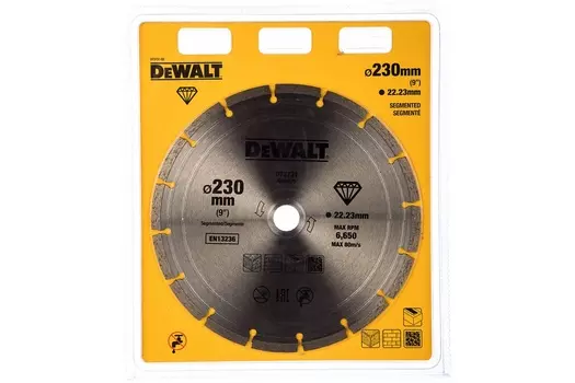 Диск алмазный DeWalt 230*2.3*22.2мм DT3731-QZ