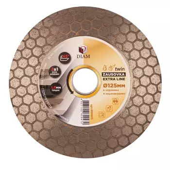 Диск алмазный Diam Extra Line Zausovka Twin 125*1,6*25*22,2 000695