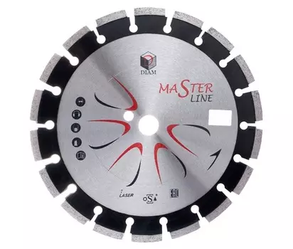Диск алмазный Diam Master Line Асфальт 300*2,8*10*25,4 асфальт, асфальтобетон, пенобетон, абразивы 000527