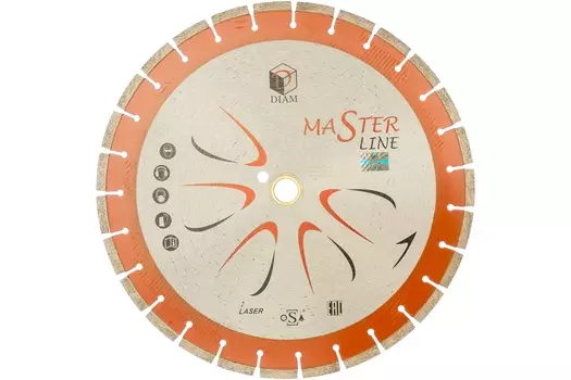 Диск алмазный Diam Master Line Универсал 400*3,0*10*32/25,4 (бетон, тротуарная плитка, кирпич, черепица, песчаник) 000494