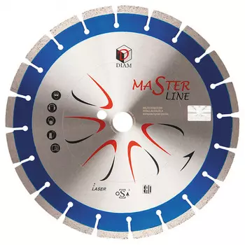 Диск алмазный Diam Master Line Железобетон 400*3,0*10*25,4 железобетон, бетон, тротуарная плитка, клинкер 000504