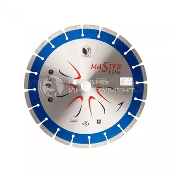 Диск алмазный Diam Master Line Железобетон 500*3,4*10*25,4 (железобетон, бетон, тротуарная плитка, клинкер) 000506
