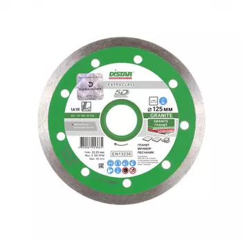 Диск алмазный Distar Granite 1A1R 125*1.4*10*22.23 11115034010
