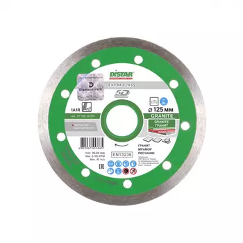 Диск алмазный Distar Granite 1A1R 125*1.4*10*22.23 11115034010