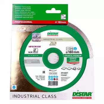 Диск алмазный Distar Granite Premium 1A1R 180*1.6*8.5*25.4 11320061014.