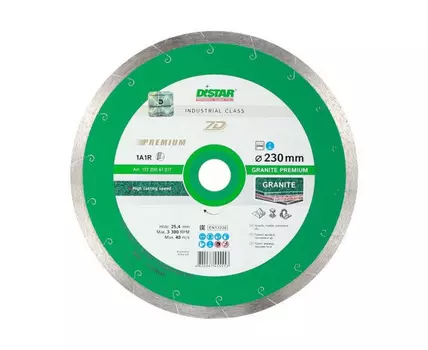 Диск алмазный Distar Granite Premium 1A1R 230*1.7*10*25.4 11320061017