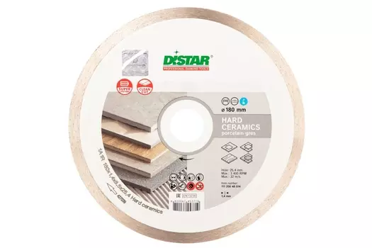Диск алмазный Distar Hard Ceramics 1A1R 180*1.4*8.5*25.4 11120048014