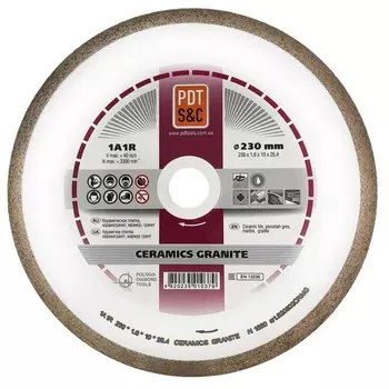 Диск алмазный PDT Ceramics Granite 1A1R 230*2,0*10*22.2 820601CRMGu