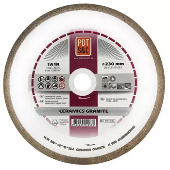 Диск алмазный PDT Ceramics Granite 1A1R 230*2,0*10*22.2 820601CRMGu