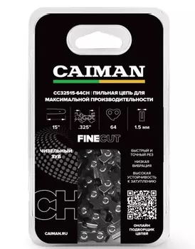 Цепь пильная Caiman 15", 0.325", 1,5мм, 64 звена, чизель CC32515-64CH