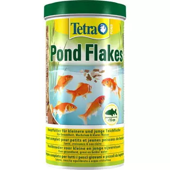 TETRA Pond Flakes Корм в виде хлопьев д/прудовых рыб 1л