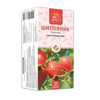 Алтайские Травы Шиповник фиточай фильтр-пакеты 1,5 г 20 шт