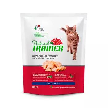 TRAINER Natural Adult Chicken Корм сух.с кур.д/кошек 1,5кг