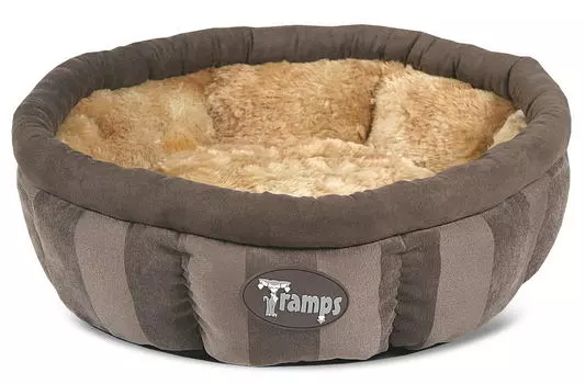TRAMPS Лежак для кошек круглый "Aristocat Ring", коричневый, 45х45х16см (Великобритания)