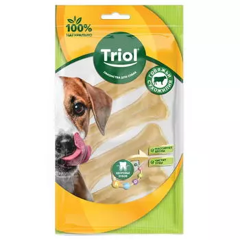 TRIOL Кость из жил 7,5см, 20-25г 4шт/уп (PB3-4P)