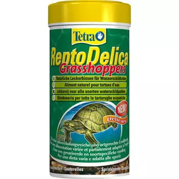 TETRA ReptoDelica Grasshoppers Лакомство кузнечики д/водных черепах 250мл