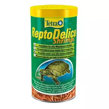 TETRA Reptomin Delica Shrimps Корм с креветками д/вод.черепах 1л