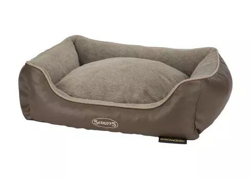 УЦЕНКА SCRUFFS Лежак для собак "Chateau", коричневый, 90х70см (Великобритания)
