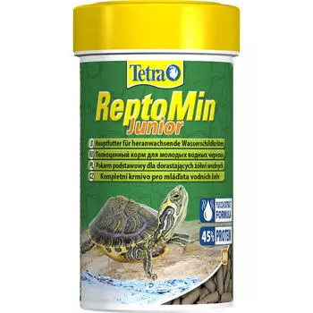 TETRA Reptomin Junior Корм в виде палочек д/молодых водных черепах 250мл