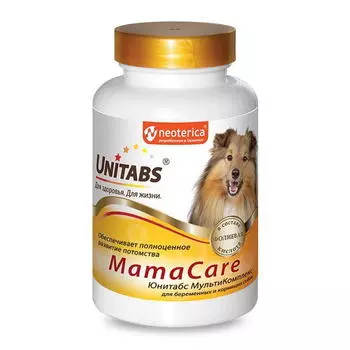 ЭКОПРОМ UNITABS MamaCare В9 Витамины д/беременных и кормящих собак 100таб/уп