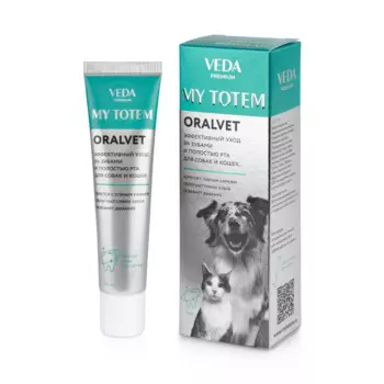 ВЕДА MY TOTEM ORALVET Гель для зубов и полости рта д/кошек и собак 40 мл