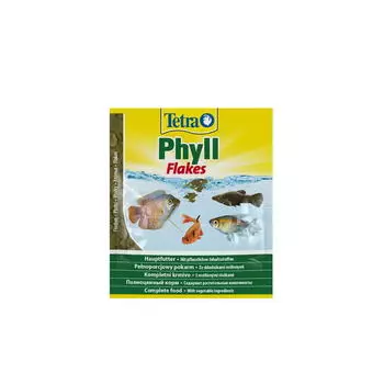 TETRA Phyll Sachet Корм в виде хлопьев д/всех травоядных рыб 12г
