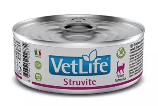 FARMINA Vet Life Cat Struvite Корм влаж.при струвитах д/кошек 85г