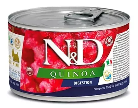 Влажный корм для собак Farmina N&amp;D Quinoa Digestion ягненок 140г