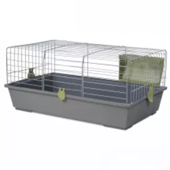 VOLTREGA Клетка для грызунов (930), серо-оливковая, 80x46x36см (Испания)