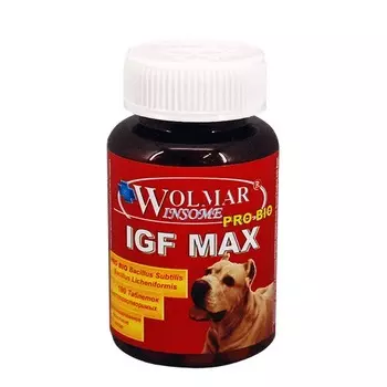 WOLMAR Pro-Bio IGF Max Оптимизатор питания д/собак крупных пород 180таб
