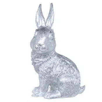 Свеча, 13 см, серебристая, Кролик, Rabbit
