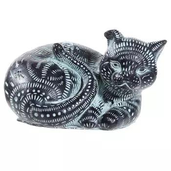 Свеча, 9 см, черная, Кот, Cat