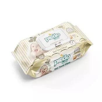 PREDO Детские влажные салфетки Sensitive care 100.0