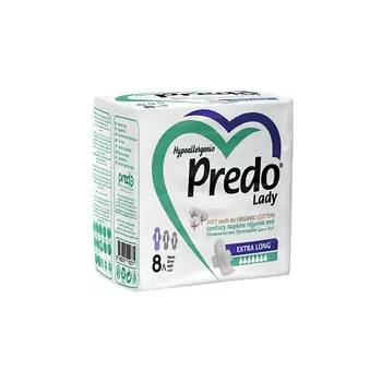 PREDO Гигиенические прокладки Extra Long 8.0