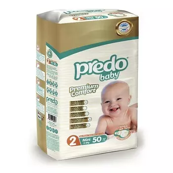 PREDO Подгузники для детей Baby mini № 2 (3-6 кг) 50.0