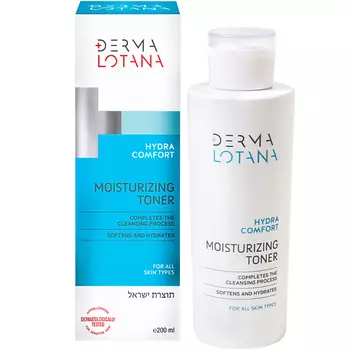 DERMA LOTANA Увлажняющий тоник для всех типов кожи