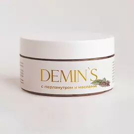 DEMIN`S FOR HOME Скраб для тела антицеллюлитный с шиммером и маслами кофейный 250.0
